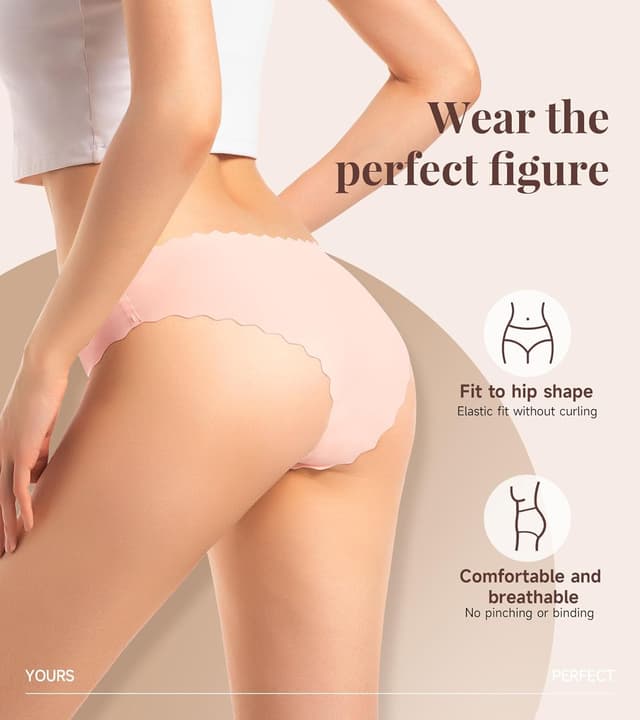 Detalle de TANSTC seamless no VPL knickers 6 pack