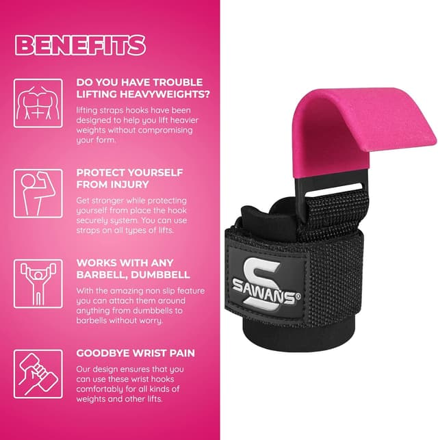 Thumbnail 2 de Lifting Hooks Non-Slip Coated Heavy Duty