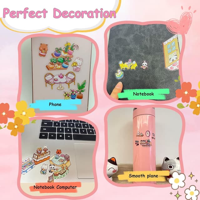 Thumbnail 5 de Wiskowee 20‑set 3D House Sticker Kit