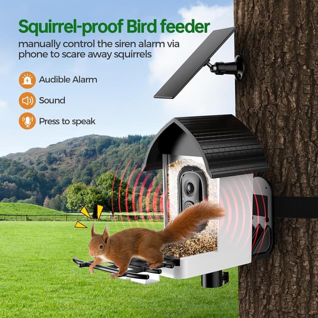 Detalle 2 de HD 2K Smart Bird Feeder Camera