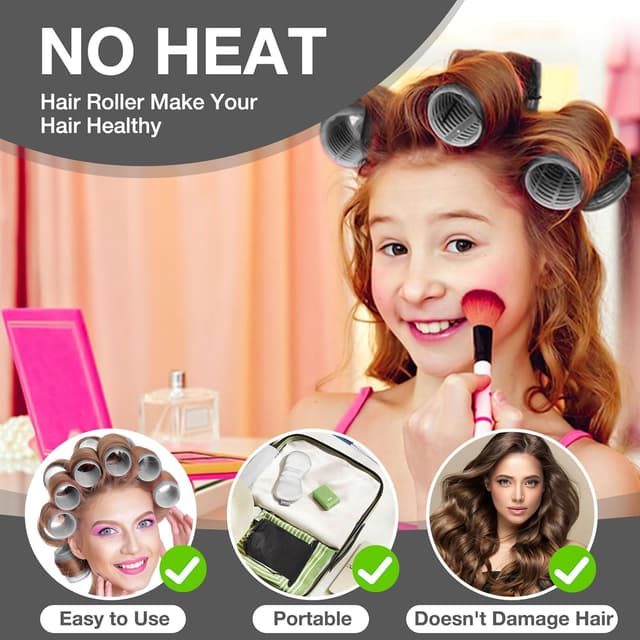 Thumbnail 5 de 50 Stück Lockenwickler 4 Größen 💇