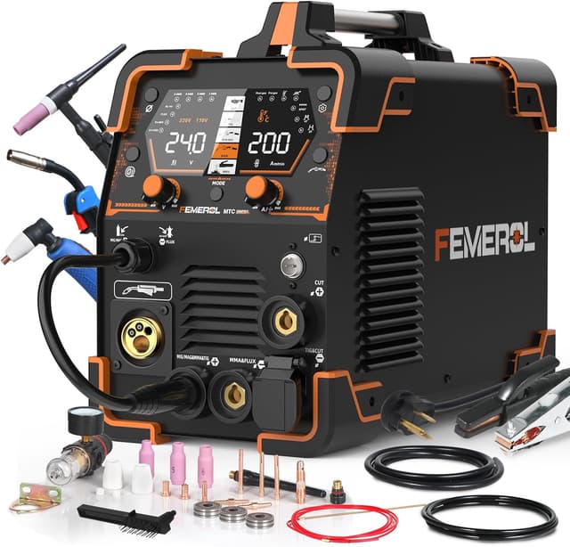 Detalle de FEMEROL Combo 6-in-1 200A Multi-Process Welder