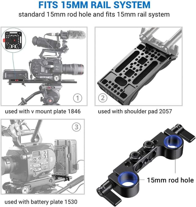 Thumbnail 1 de SMALLRIG Morsetto 15mm 942