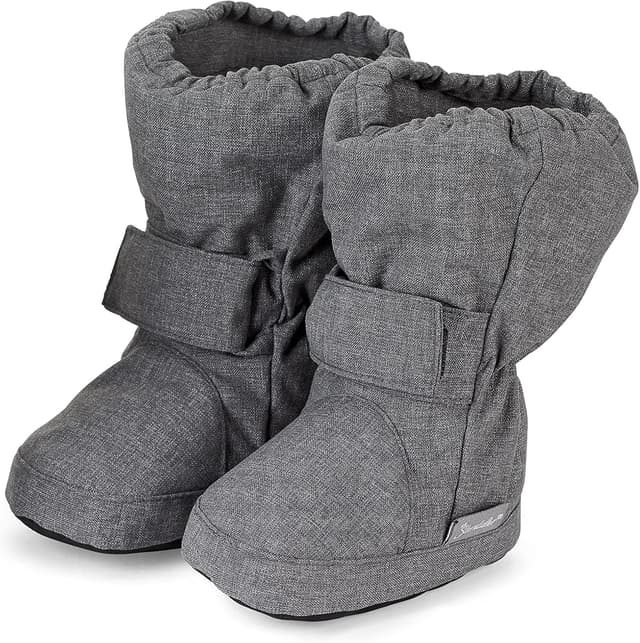Detalle de Sterntaler Jungen Baby-Schuh Stiefel – warmer Stiefel mit Thinsulate und Klettverschluss