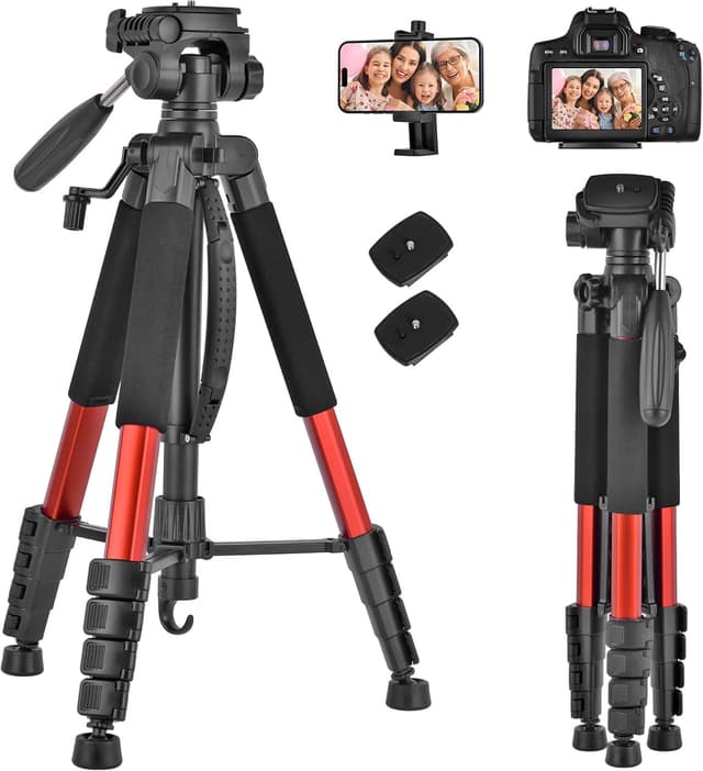 Detalle de LINKCOOL 74-Inch Tripod Stand, 1.3 kg