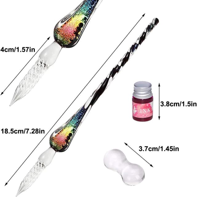 Thumbnail 2 de EACHHAHA Set penne a immersione in vetro per calligrafia 🖋
