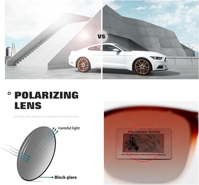 Thumbnail 5 de TIANYESY Polarised Sunglasses Womens Classic Retro Style