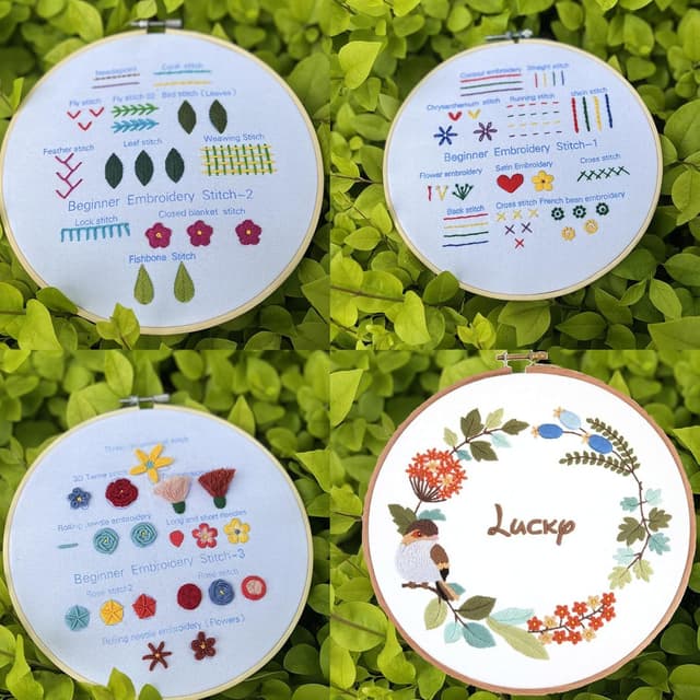 Thumbnail 6 de VINTAGE EMBROIDERY V.E Anfänger Stickerei-Kit