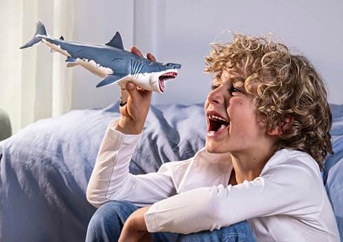 Detalle 2 de Schleich 15055 Megalodón, figura 28 x 11 x 12 cm