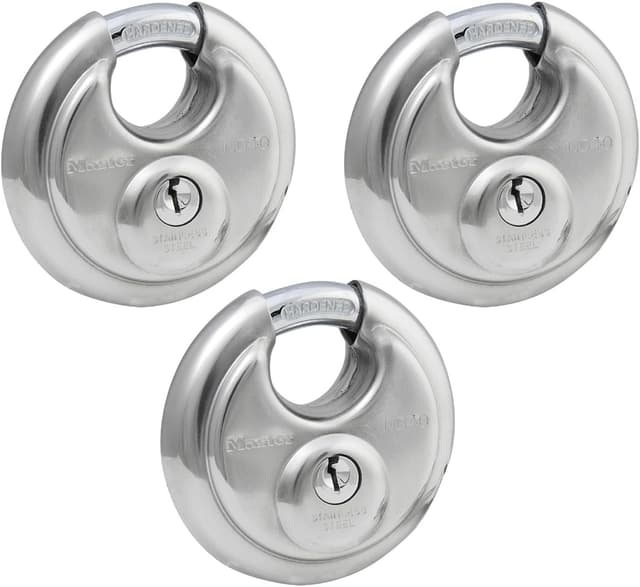 Imagen de Master Lock 40TRI – 3 cadenas à disque 7,5 cm en OfertitasTOP