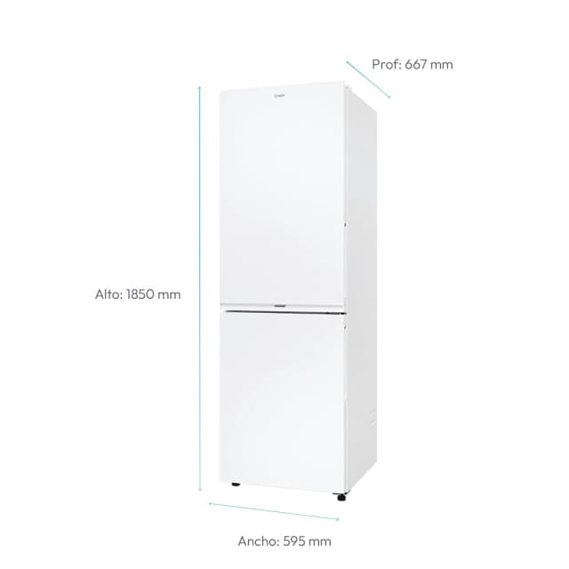 Thumbnail 2 de Candy CNCQ2T618EW frigorífico combi 1,85 m alto