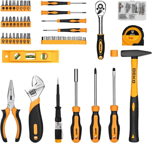 Thumbnail 6 de DEKO 138-Piece Home Tool Kit — DIY Toolbox
