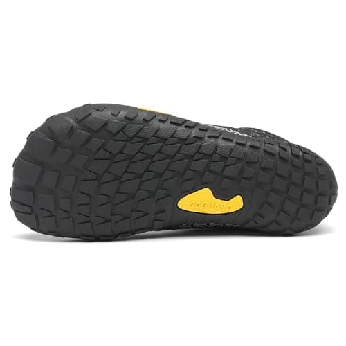 Detalle 2 de SAGUARO Barefoot zapatillas minimalistas de trail para niños y niñas (negro, talla 35 EU)