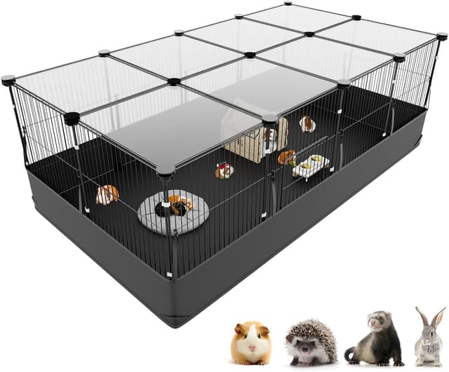 Imagen de Aystkniet Kleintiergehege 122x60x40 cm en OfertitasTOP