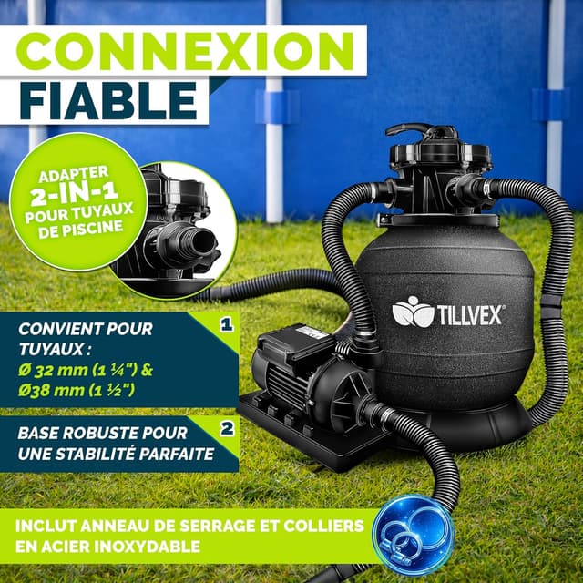 Thumbnail 6 de tillvex Système de Filtre à Sable 7900 L/h