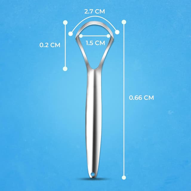 Thumbnail 2 de HOKIN Raschietto per lingua in metallo antimacchia (confezione da 2) per adulti