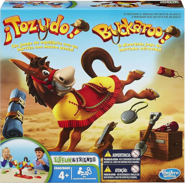 Detalle 2 de Hasbro Gaming Tozudo juego de mesa familiar para 2-4 jugadores 🎲