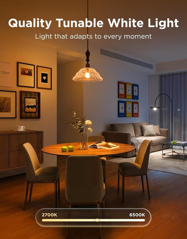 Thumbnail 4 de Govee A19 Smart Light Bulbs 800 Lumens 🎚