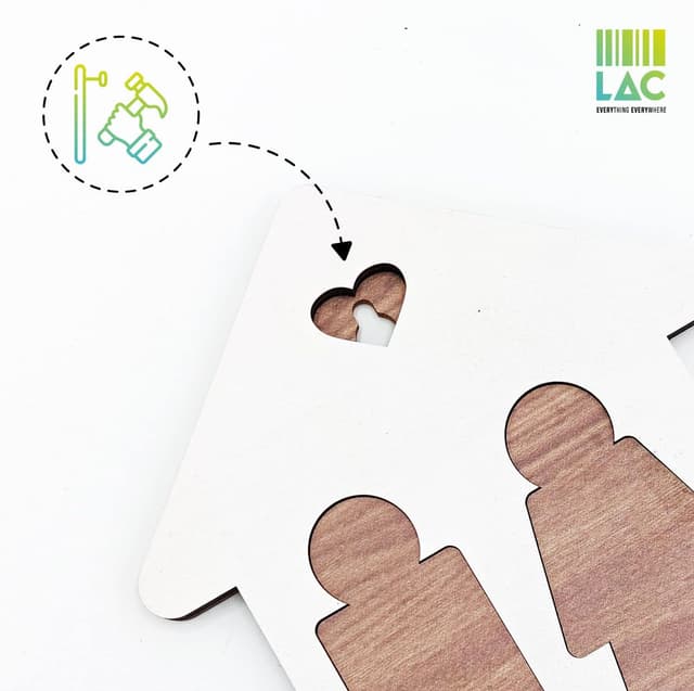 Thumbnail 4 de LAC Porte-clé Couple 10×10 🔑