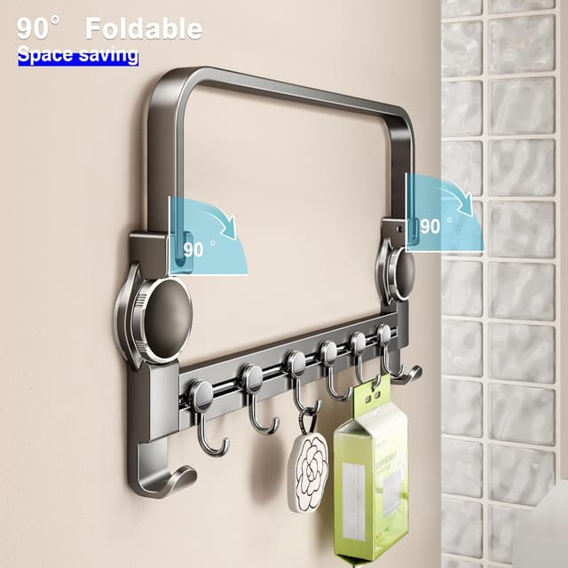 Detalle 2 de MUSTORN Handtuchhalter 60 cm ohne Bohren