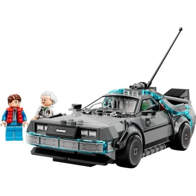 Detalle 2 de LEGO Speed Champions Máquina del Tiempo de Regreso al Futuro 77256, 357 piezas
