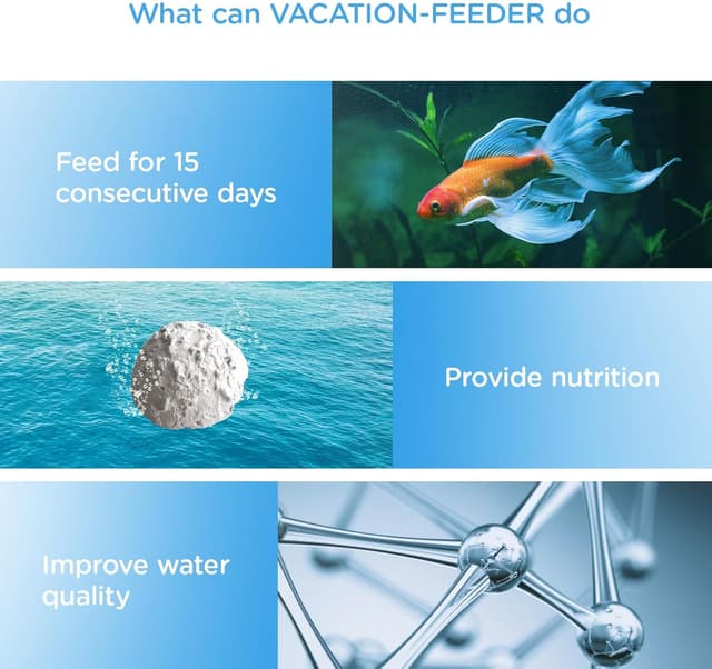 Detalle 2 de Nobleza – Aliments pour poissons de vacances 15 jours, lot de 4