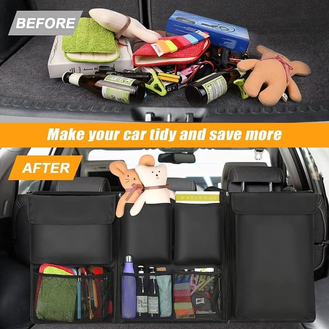 Thumbnail 5 de URAQT Organizzatore per bagagliaio auto 7 tasche