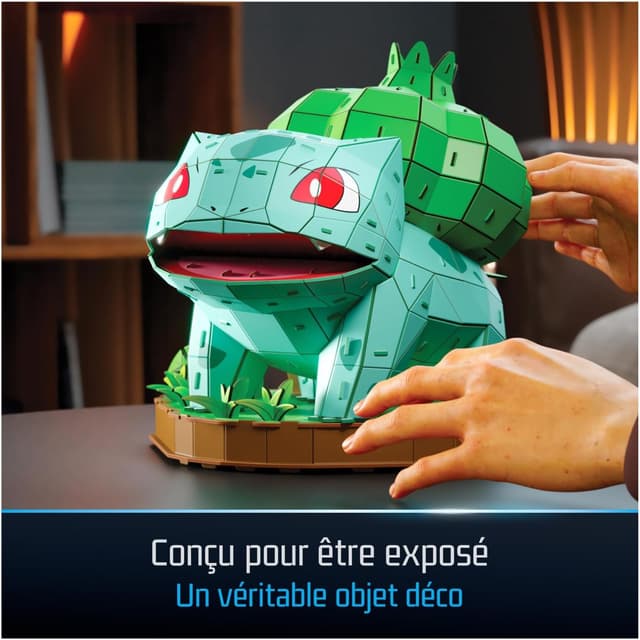 Detalle de Puzzle 3D 4D Build Pokémon – Maquette Bulbizarre (195 pièces)