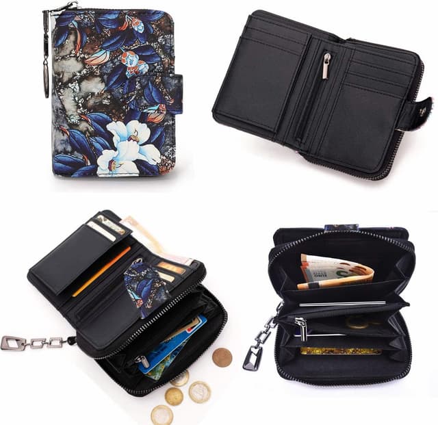 Detalle 1 de Portafoglio donna con cerniera 10,2x13,5x4