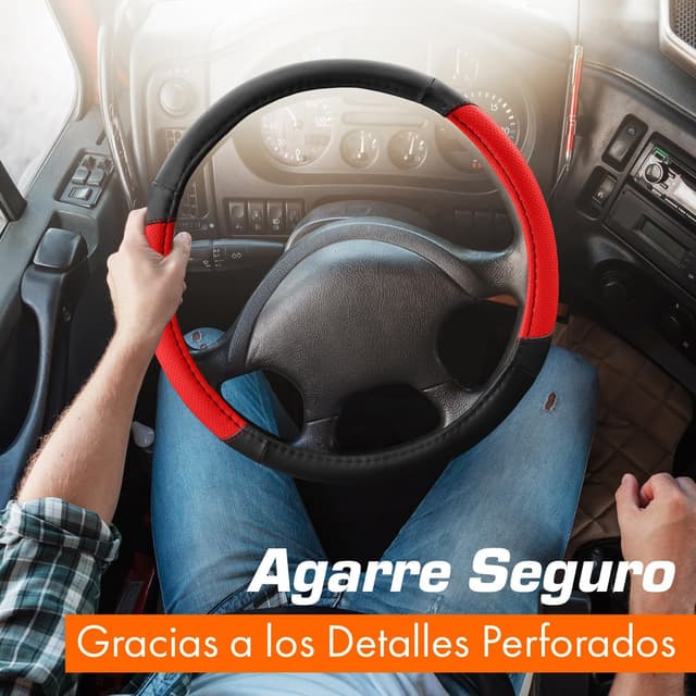 Thumbnail 4 de Upgrade4cars Funda Volante 44-46 cm negro rojo