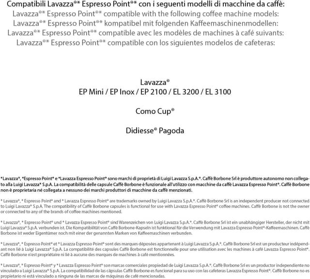 Thumbnail 5 de Caffè Borbone Mélange Or ☕️ 100 Cápsulas para Lavazza ESPRESSO POINT