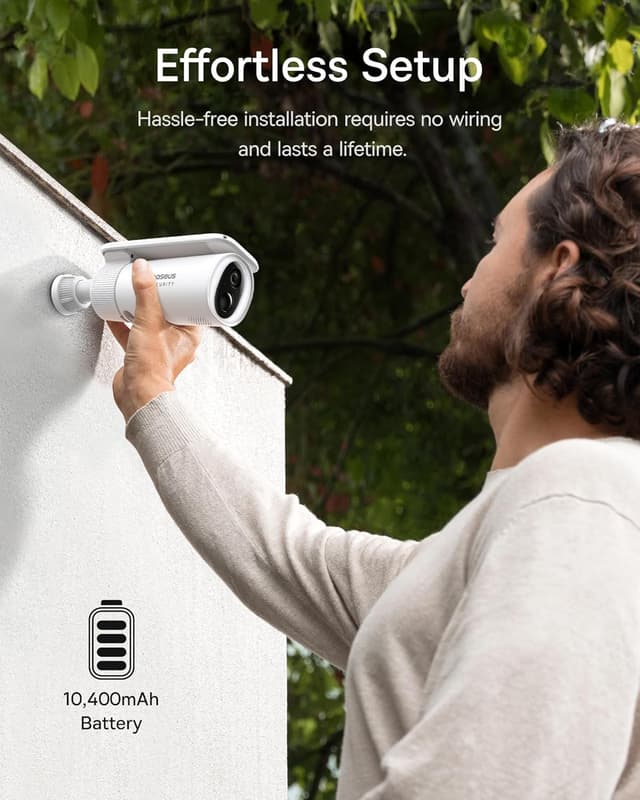 Detalle de Baseus S1 security camera 8GB WiFi