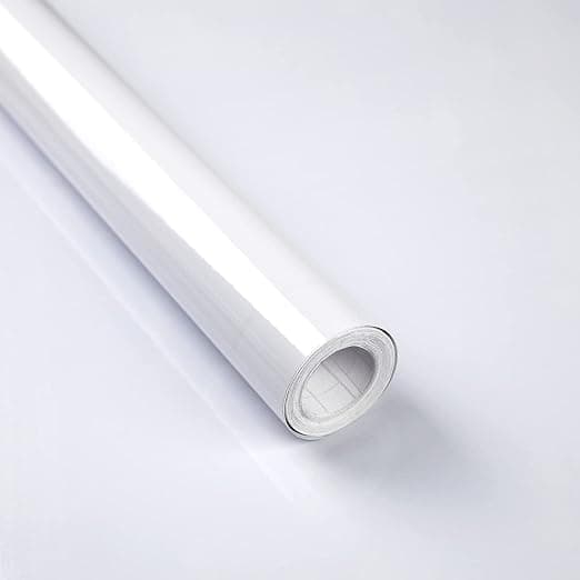 Detalle de Decoroom Papel Adhesivo Blanco 40x300cm – Impermeable y Autoadhesivo 🏡