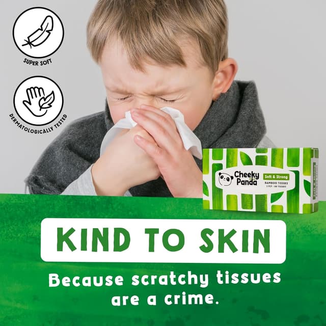 Detalle 2 de The Cheeky Panda bamboo tissues 960