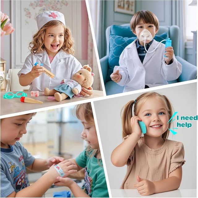 Thumbnail 1 de Perbabe Doctors Set 38-piece role play medical kit