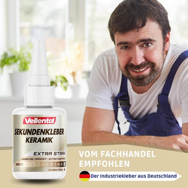 Thumbnail 6 de Sekundenkleber Gel für Keramik 30g