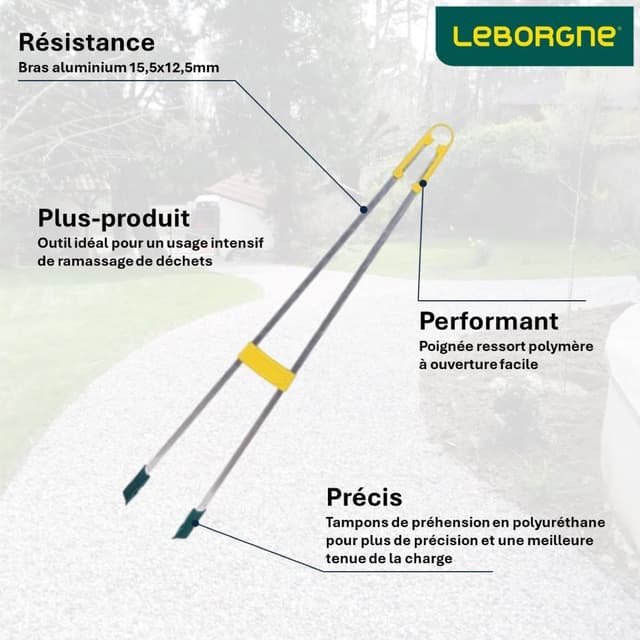 Thumbnail 1 de Leborgne Duopro 92 cm pince à déchets
