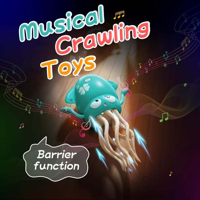 Detalle 2 de KJIXYUNG Pulpo Bailarín con Luces LED