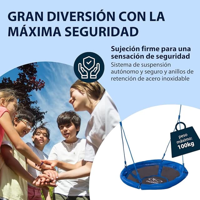 Thumbnail 2 de HUDORA Nido 90 Columpio 90cm 100 kg azul