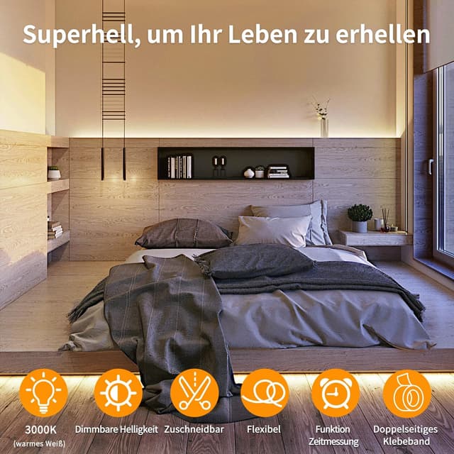 Thumbnail 3 de Yeewhale COB LED Streifen 10 m