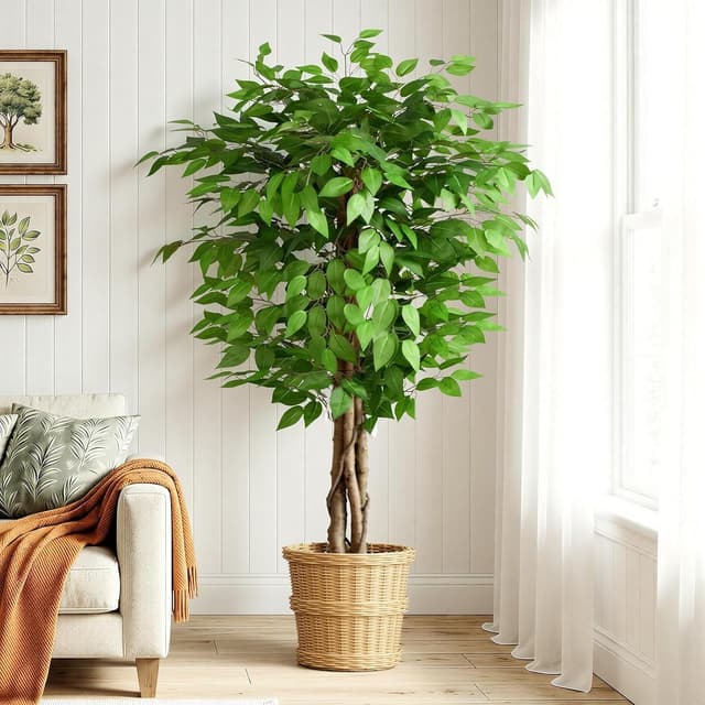 Detalle de Keeplush Ficusbaum Kunstpflanze 150 cm