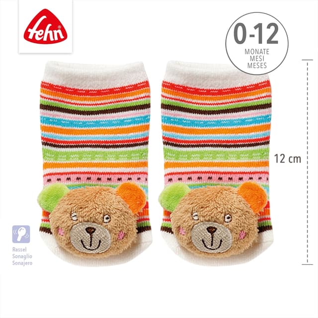 Thumbnail 3 de Fehn Rasselsocken Baby Teddy