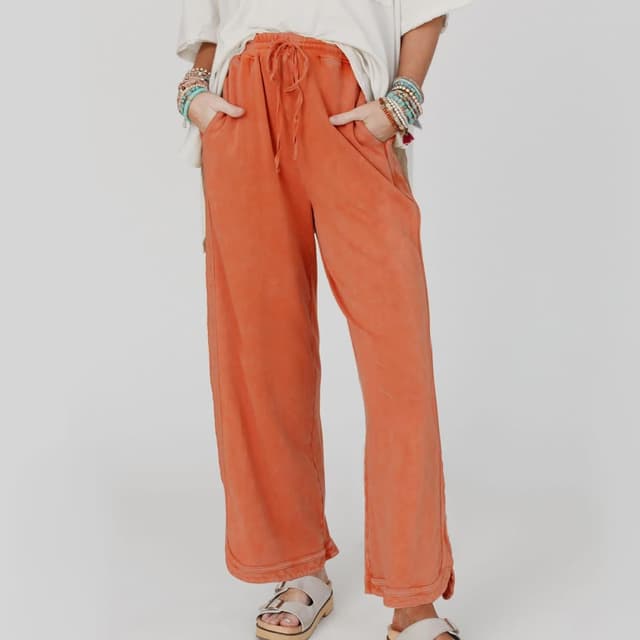 Thumbnail 4 de Hixiaohe Wide Leg Sweatpants High Waist