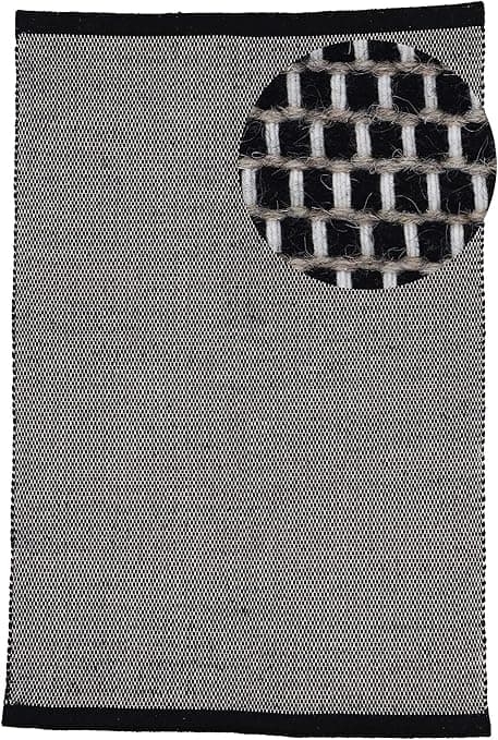 Imagen de CarpetFine Alfombra Moderna Mona Negro 160x230 cm 🖤 en OfertitasTOP