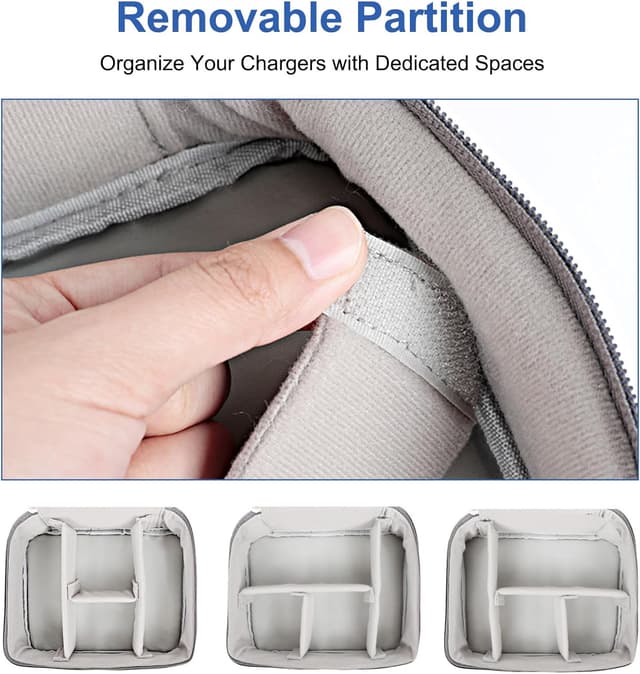 Thumbnail 6 de AiQInu Sac de rangement câble 3 niveaux