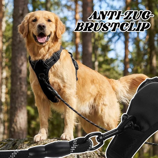 Detalle 2 de Funfox Hundegeschirr Anti-Zug, 32 bis 45 cm