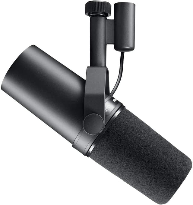 Detalle de Shure SM7B Dynamic Vocal Microphone (XLR) for Podcasting, Recording, Streaming, and Broadcast