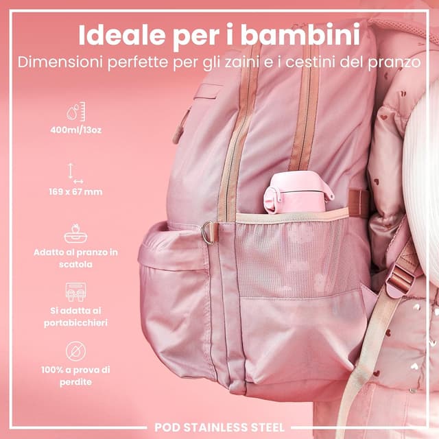 Thumbnail 1 de Ion8 Borraccia 400ml per bambini 🚰