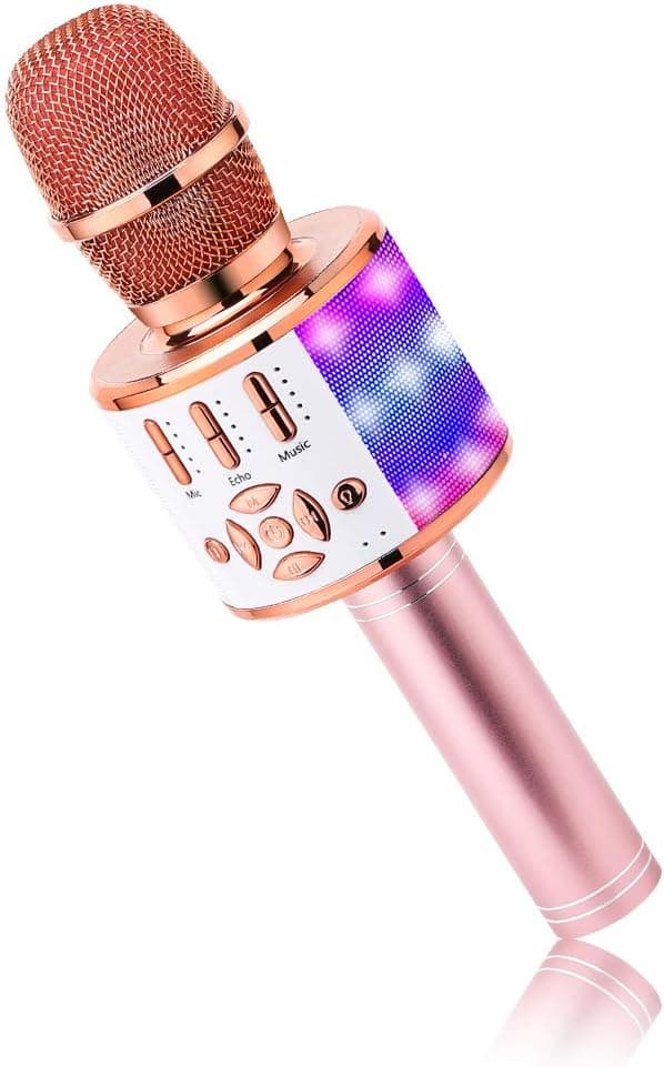 Detalle de BONAOK Kabelloses Kinderkaraoke-Mikrofon 🎤