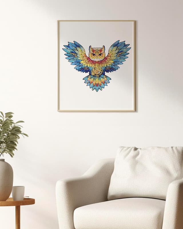 Thumbnail 5 de ROBOTIME Wooden Jigsaw Puzzle Owl 200pcs